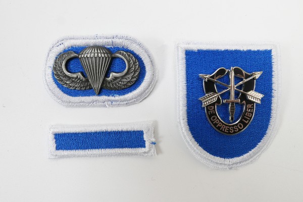 US Parachute Jump Wing oval - Beret Patch - Candy Bar Special Forces Reserve