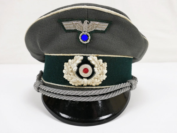 Wehrmacht army peaked cap officer size 58 with effects