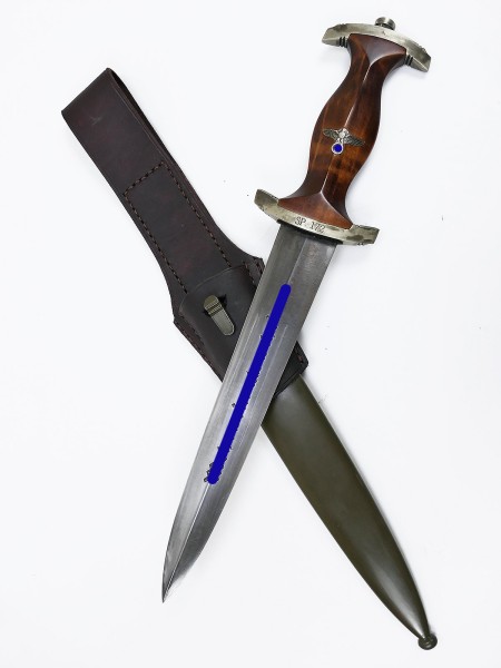 NPEA service dagger M1935 for pupils NAPOLA Karl Burgsmüller Berlin with belt shoe