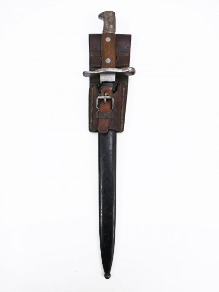 Switzerland dagger bayonet Schmidt-Rubin M 1889 Maschinenfabrik Bern with coupling shoe