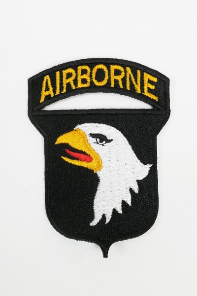 US Airborne Paratrooper Badge Patch 101st AB Division "Screaming eagles"