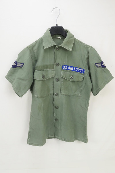 US Army Shirt Vietnam Utility Cotton Sateen OG-107 14½ x 33 Field Shirt 1971