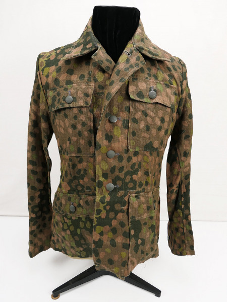 Waffen SS M44 Drillich Camouflage Jacket Pea Dot SSBW Uniform Tunic PREMIUM Museum Made