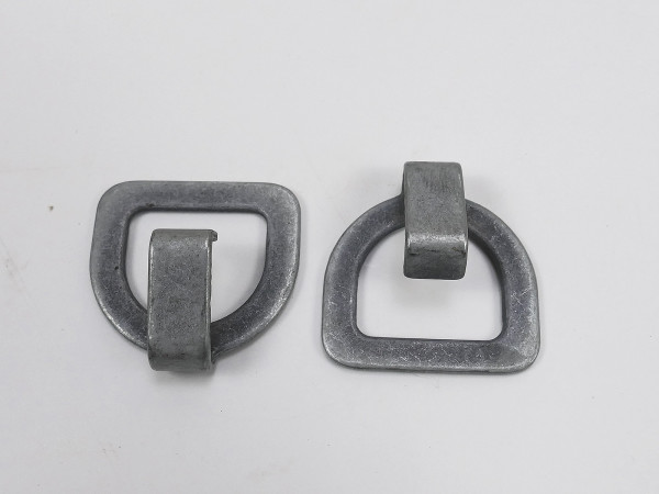 2x hook metal fitting knapsack backpack spare part Wehrmacht also Gardrobenhaken