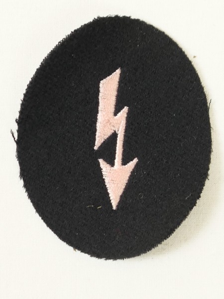 Wehrmacht Funker Blitz Sleeve Badge Panzer