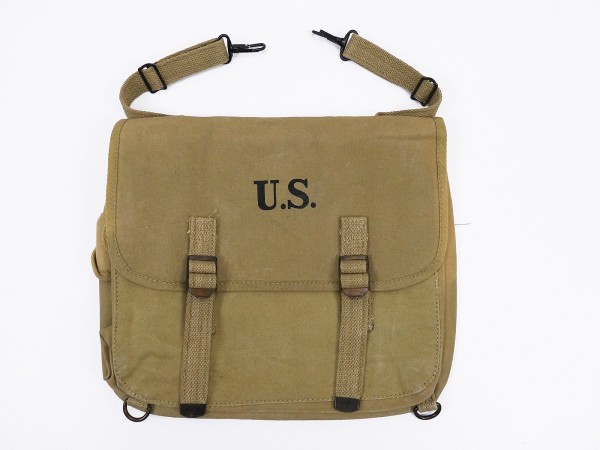 US WW2 M1936 MUSETTE BAG Field bag combat bag canvas bright