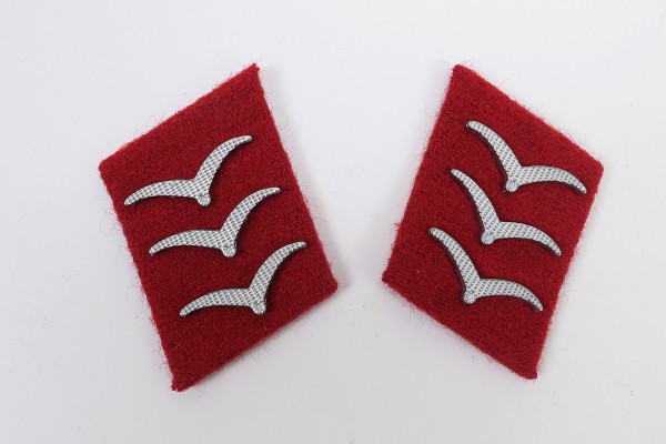Wehrmacht collar mirror Obergefreiter Luftwaffe LW Flak 1x pair