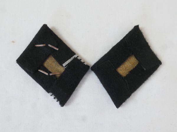 Waffen Elite collar mirror / Sturmscharführer Staff Sergeant , pair ...