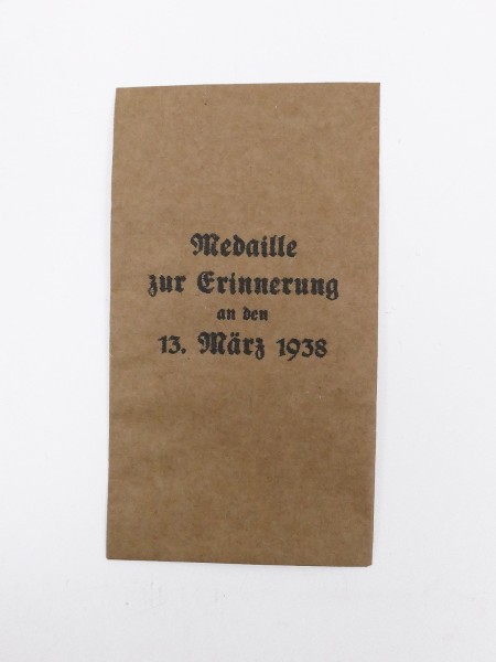 Award bag for orders + decorations - medal commemorating 13 March 1938