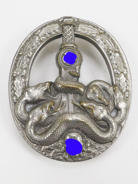 Wehrmacht silver level solid gang fight badge