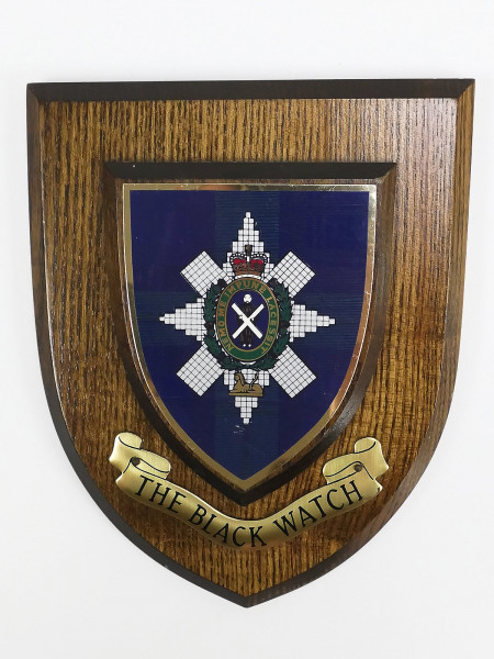 Commemorative Wall Plaque The Black Watch Royal Highland Regiment Wall Shield Plaque
