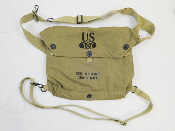 US Army WW2 Gas Mask Bag Gas Mask Bag Lightweight Service Mask Bag