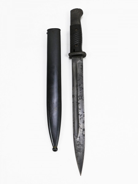 Wehrmacht original bayonet M84/98 K98 / side rifle 44 fze with repro scabbard