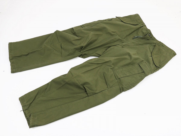 Vintage US ARMY Vietnam M51 Baggy Field Trousers 1974 Field Trousers Cold Weather OG 107 LARGE R.