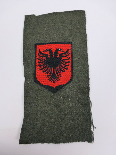 Sleeve badge uniform sleeve badge volunteer elite Albania on fabric field blouse