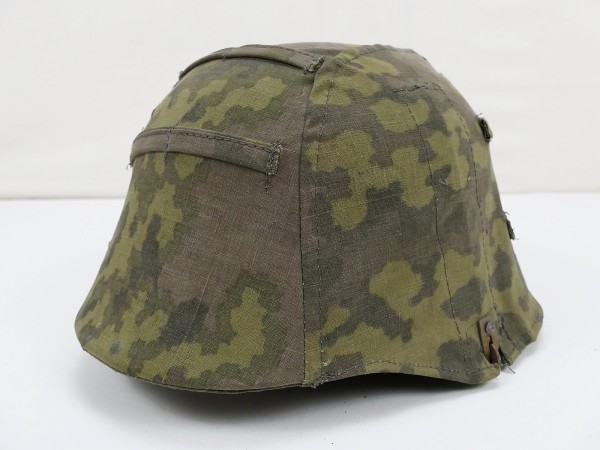 #EE Waffen SS steel helmet helmet cover oak leaves helmet camouflage cover made of original camouflage fabric