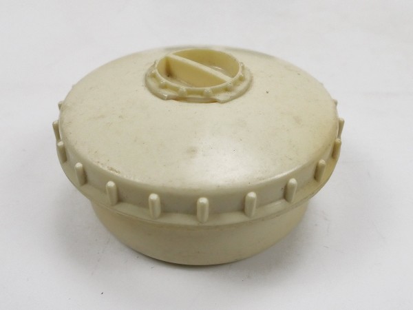 INDIVIDUAL / Wehrmacht butter dish storage tin with shaker salt pepper cream