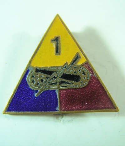 US Army 1st Armd Div. Unit Crest