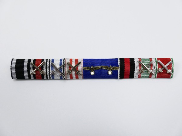 Wehrmacht ribbon clasp 9er with overlays / medal clasp Paul Hausser