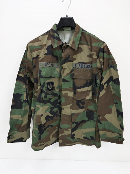 US Air Force USAF Field Shirt Coat Woodland Camouflage Combat Small Regular "Urban"