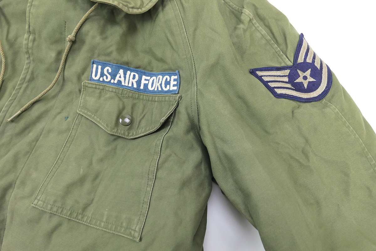 50s USAF フィールドジャケット セージグリーン 【L-R】米軍実物