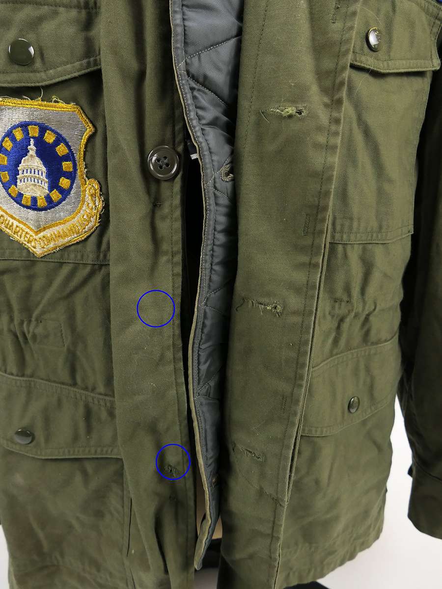 1/ Original USAF M-1961 Parka / Coat Men's Size MEDIUM Field