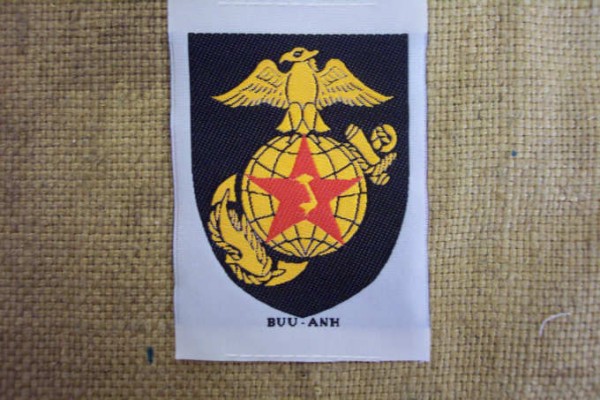 Badge woven for South Vietnamese units Marines