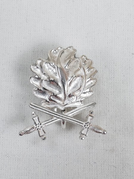 Silver-plated oak leaves with swords for the Knight's Cross of the Iron Cross