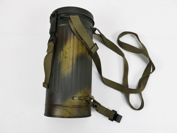 Normandy camouflage gas mask can camouflage protective mask can with strapping
