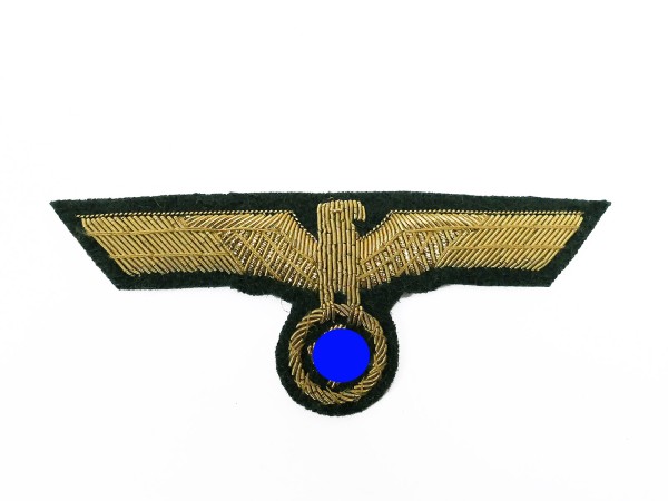Wehrmacht General breast eagle M36 gold thread embroidered MATT ANTIK golden thread