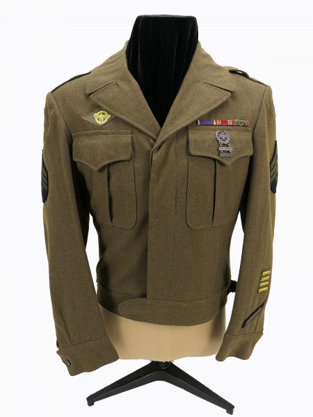 US ARMY WW2 Jackets Field Wool OD Ike Jacket Uniform Jacket 36R 1944 dated