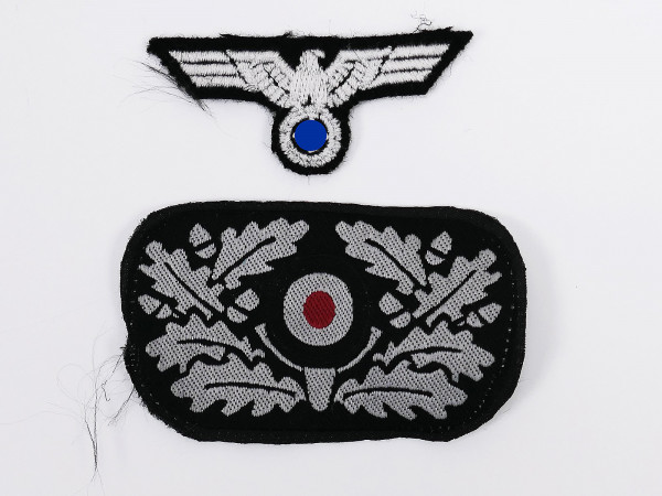Set of effects cap eagle and oak leaf wreath for armored cap beret head cap armored cap