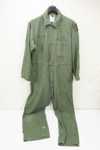 US Army Coveralls Men's Cotton Sateen Mechanic Suit Size Large 1988