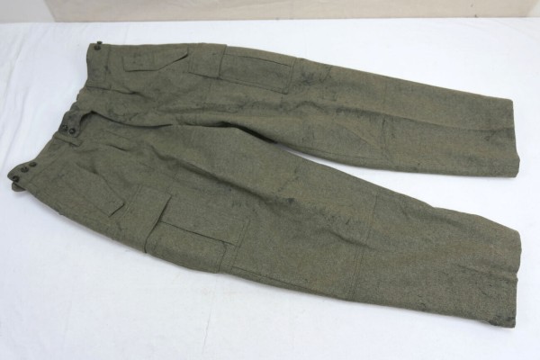 Early Bundeswehr original field trousers felt louse combat trousers - Germany BW BRD 1962