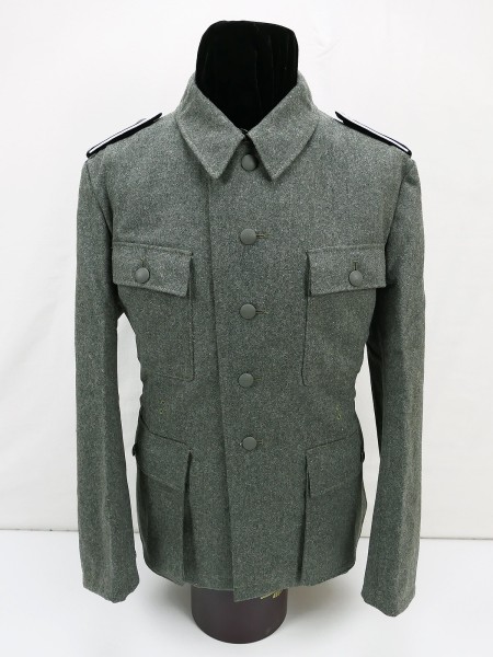 Waffen SS M43 field blouse (2-hole) uniform with size selection