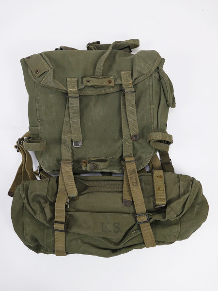 SET TYPE WW2 / VIETNAM Luggage Pack Field Combat M-1945 Bag + Pack Field Cargo Bag