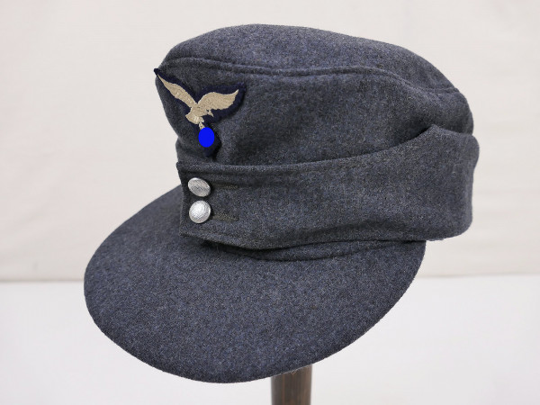 Luftwaffe M43 field cap size 59 teams M1943 with cockade and cap eagle