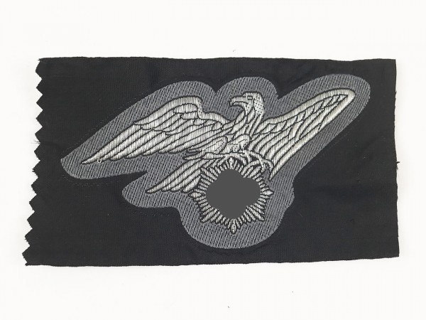Reichsluftschutzbund sleeve eagle for officers woven with silver thread