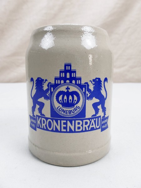 Steinkrug Kronenbräu Jug Lüneburg 0,5L Antique Vintage