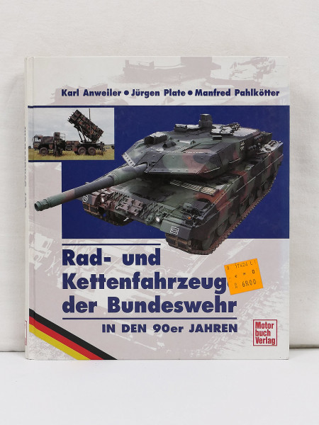 Book - Anweiler Plate ... Wheeled and tracked vehicles of the German Armed Forces 90s Motorbuch Verlag