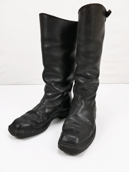 Wehrmacht vintage leather boots officer Knobelbecher shaft boots size ca.41