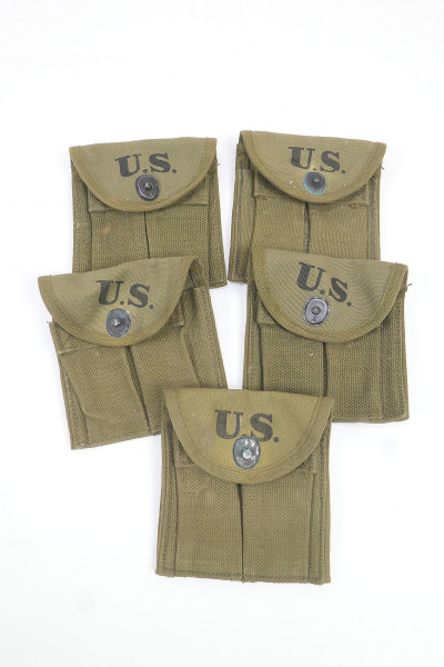 Original US ARMY WW2 M1 Carbine magazine pouch canvas 1943