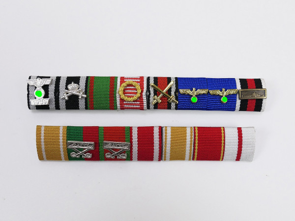 Wehrmacht Kriegsmarine ribbon clasp 15 with overlays / Medal clasp Admiral Karl Dönitz