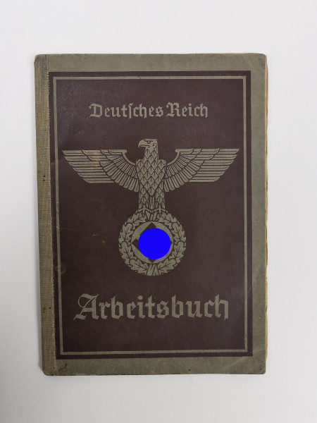 Original workbook /W German Reich with entries