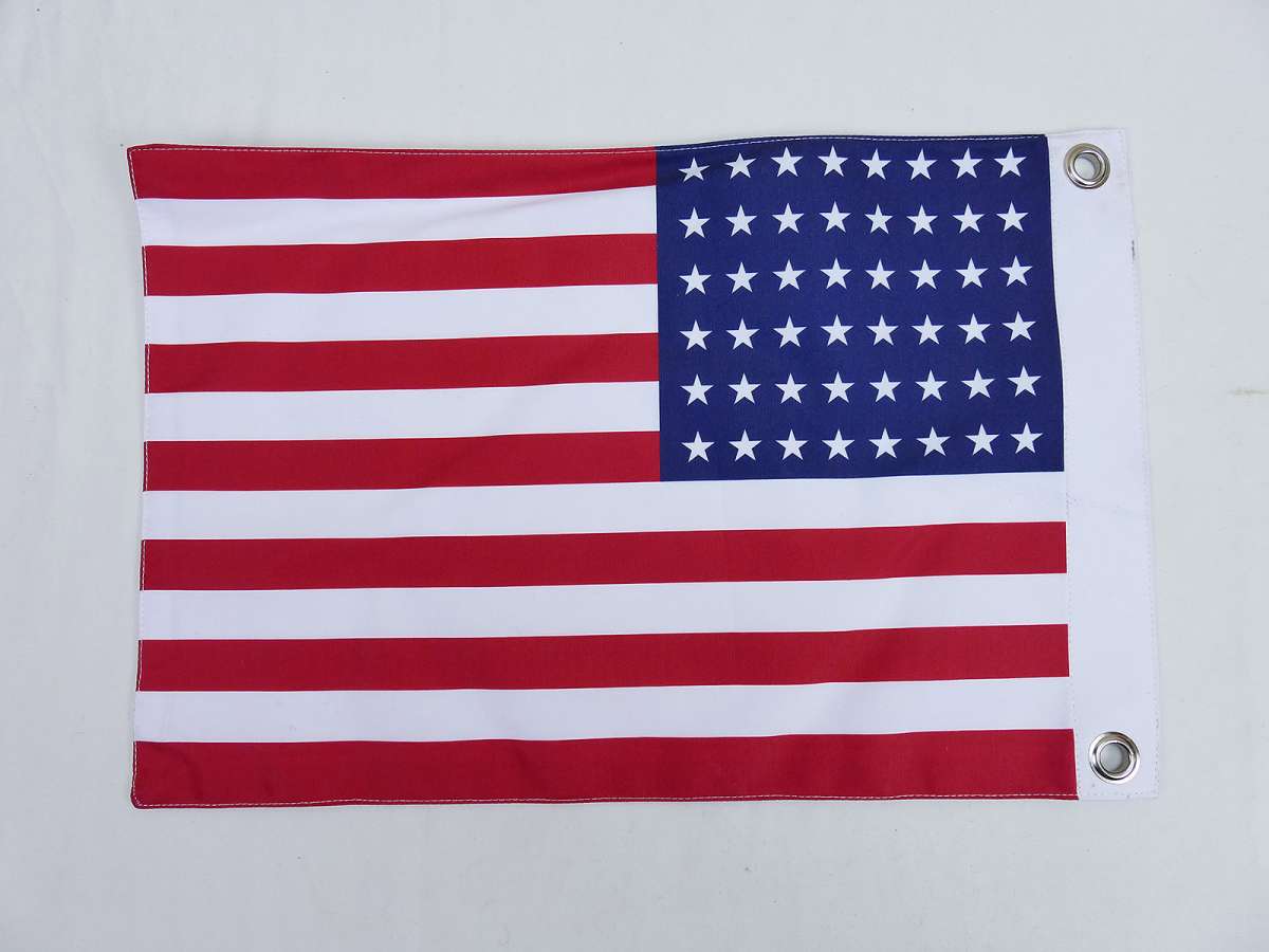 US ARMY WW2 Vintage Camp Jeep Flag 48 Stars & Stripes Flag 2 layers ...