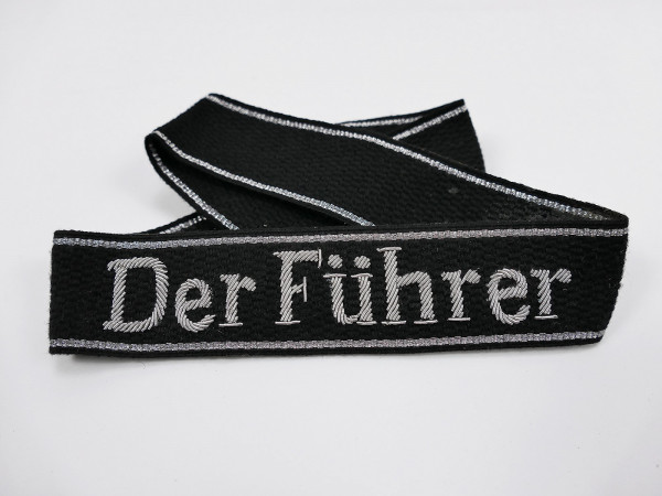 Waffen SS sleeve band DER FÜHRER for officers Hand stitched