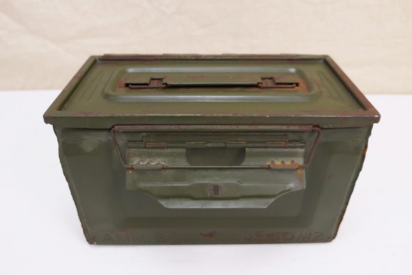 WW2 US Army Ammunition Box CAL. 50 M2 Ammo Box Ammo Metal Box original #4