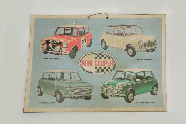 Image Poster Poster - Mini Cooper Nostalgia