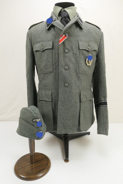 WSS LAH Leibstandarte M40 field blouse uniform Rottenführer - Size: M