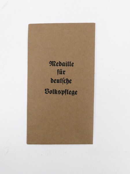 Award bag for orders + decorations - Medal f. Deutsche Volkspflege